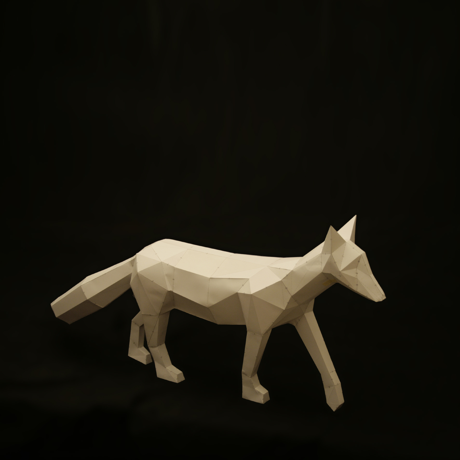 Hinrich Schmieta: paper cut out fox